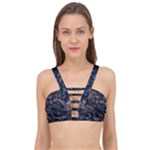 Rocky Lake Reflection  Cage Up Bikini Top