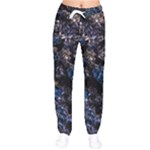 Rocky Lake Reflection  Women Velvet Drawstring Pants