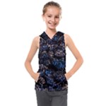 Rocky Lake Reflection  Kids  Sleeveless Hoodie