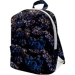 Rocky Lake Reflection  Zip Up Backpack