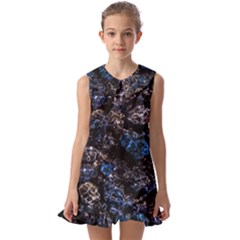 Kids  Pilgrim Collar Ruffle Hem Dress 