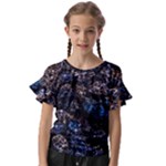 Rocky Lake Reflection  Kids  Cut Out Flutter Sleeves