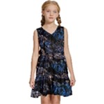 Rocky Lake Reflection  Kids  Sleeveless Tiered Mini Dress