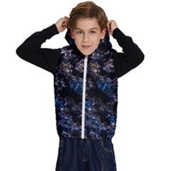 Rocky Lake Reflection  Kids  Stylish Hooded Puffer Vest from ArtsNow.com