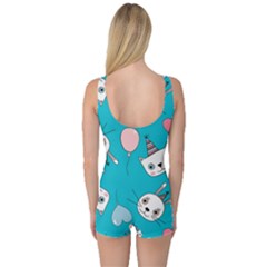 One Piece Boyleg Swimsuit 