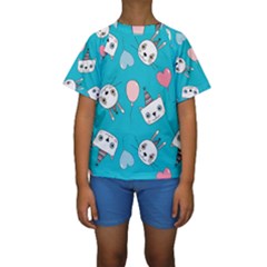 Kids  Short Sleeve Swimwear 