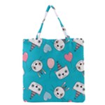 Birtay Cats Bunnies, Koteto Grocery Tote Bag