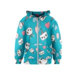 Birtay Cats Bunnies, Koteto Kids  Zipper Hoodie