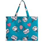 Birtay Cats Bunnies, Koteto Zipper Mini Tote Bag