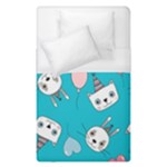 Birtay Cats Bunnies, Koteto Duvet Cover (Single Size)