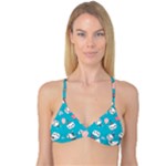 Birtay Cats Bunnies, Koteto Reversible Tri Bikini Top