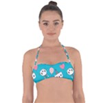 Birtay Cats Bunnies, Koteto Tie Back Bikini Top