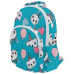 Birtay Cats Bunnies, Koteto Rounded Multi Pocket Backpack