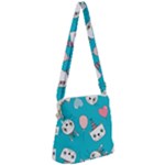 Birtay Cats Bunnies, Koteto Zipper Messenger Bag