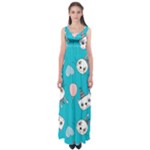 Birtay Cats Bunnies, Koteto Empire Waist Maxi Dress