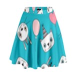 Birtay Cats Bunnies, Koteto High Waist Skirt