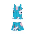 Birtay Cats Bunnies, Koteto Kids  Boyleg Swimsuit