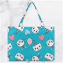 Zipper Medium Tote Bag Front