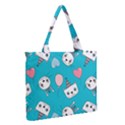 Zipper Medium Tote Bag Front