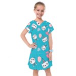 Birtay Cats Bunnies, Koteto Kids  Drop Waist Dress