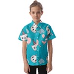 Birtay Cats Bunnies, Koteto Kids  Short Sleeve Shirt