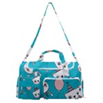 Birtay Cats Bunnies, Koteto Sports Gym Duffle Bag with Shoe Compartment