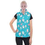 Birtay Cats Bunnies, Koteto Women s Button Up Vest