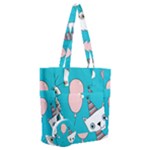 Birtay Cats Bunnies, Koteto Everyday Shoulder Bag with Pouch Bag