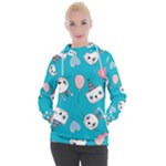 Birtay Cats Bunnies, Koteto Women s Hooded Pullover