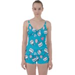 Birtay Cats Bunnies, Koteto Tie Front Two Piece Tankini