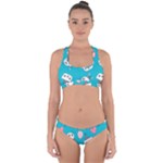 Birtay Cats Bunnies, Koteto Cross Back Hipster Bikini Set