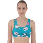 Birtay Cats Bunnies, Koteto Back Weave Sports Bra