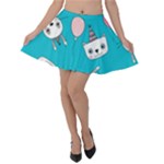 Birtay Cats Bunnies, Koteto Velvet Skater Skirt