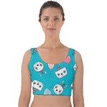 Birtay Cats Bunnies, Koteto Velvet Crop Top