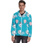 Birtay Cats Bunnies, Koteto Men s High Neck Windbreaker