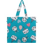 Birtay Cats Bunnies, Koteto Canvas Travel Bag