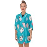 Birtay Cats Bunnies, Koteto Half Sleeve Chiffon Kimono