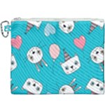 Birtay Cats Bunnies, Koteto Canvas Cosmetic Bag (XXXL)