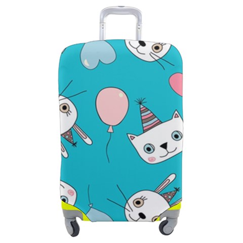 Birtay Cats Bunnies, Koteto Luggage Cover (Medium) from ArtsNow.com