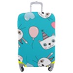 Birtay Cats Bunnies, Koteto Luggage Cover (Medium)