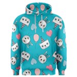 Birtay Cats Bunnies, Koteto Men s Overhead Hoodie