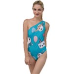 Birtay Cats Bunnies, Koteto To One Side Swimsuit