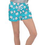 Birtay Cats Bunnies, Koteto Women s Velour Lounge Shorts