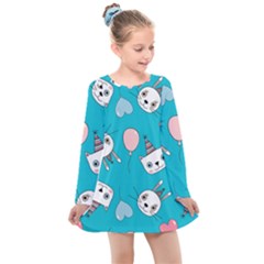 Kids  Long Sleeve Dress 