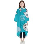 Birtay Cats Bunnies, Koteto Kids  Hooded Rain Ponchos