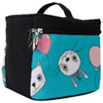 Birtay Cats Bunnies, Koteto Make Up Travel Bag (Big)