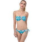 Birtay Cats Bunnies, Koteto Twist Bandeau Bikini Set