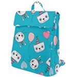 Birtay Cats Bunnies, Koteto Flap Top Backpack