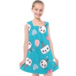 Birtay Cats Bunnies, Koteto Kids  Cross Back Dress