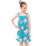 Birtay Cats Bunnies, Koteto Kids  Overall Dress